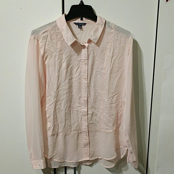 Light Pink Button Up