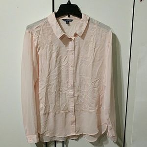 Light Pink Button Up