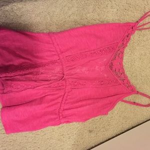 Aeropostale hot pink tank top