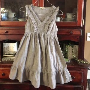 Gray cotton sundress