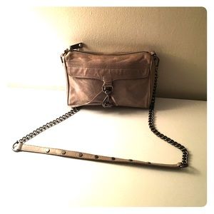 GREY/neutral Rebecca Minkoff mini cross body