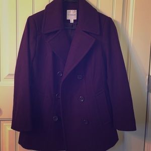 Eggplant Peacoat
