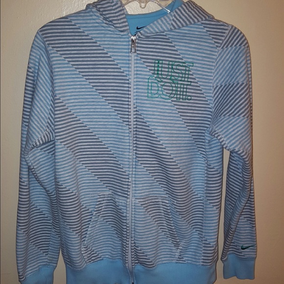 Blue/ Heather Grey Full Zip Jacket