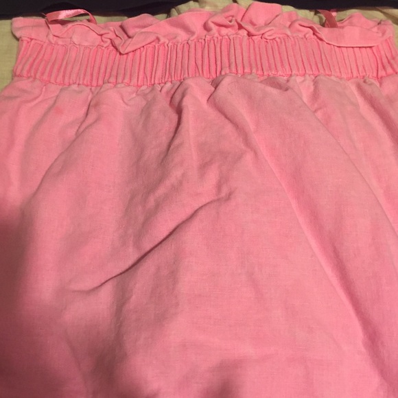 JCREW pink miniskirt.