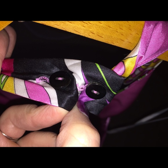 Printed silk halter dress - Picture 4 of 5