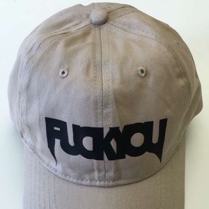 Yeezus parody fuckyou hat.