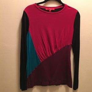 Super soft Colorblock LS Tee Size XS