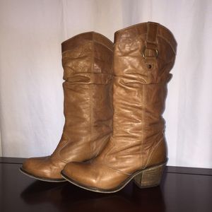 Steve Madden brown boots, size 8