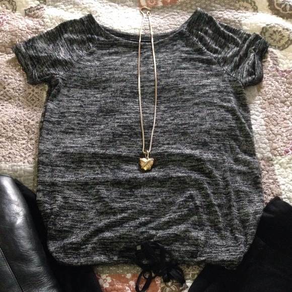 Lou & Grey top w/ tie waist