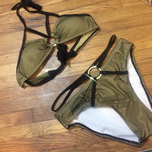 Nude Mesh Bikini - Picture 2 of 4