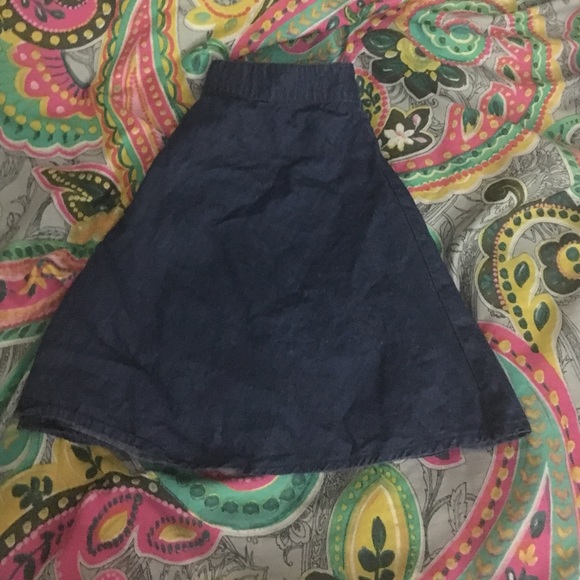 Cute denim circle skirt