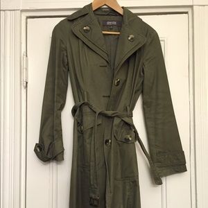 Kenneth Cole Reaction Olive trench