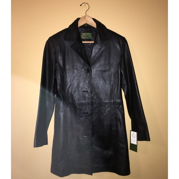 100% genuine leather coat ! New w/ tags !