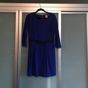 Anthropologie Cobalt Blue Dress