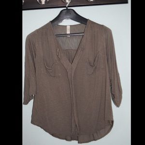 Dark green blouse