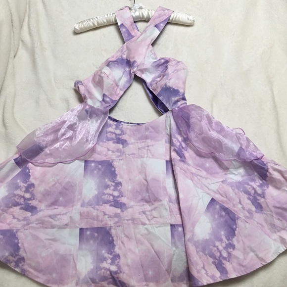 ONE OF A KIND Lucy Hope Galaxy cut out dress