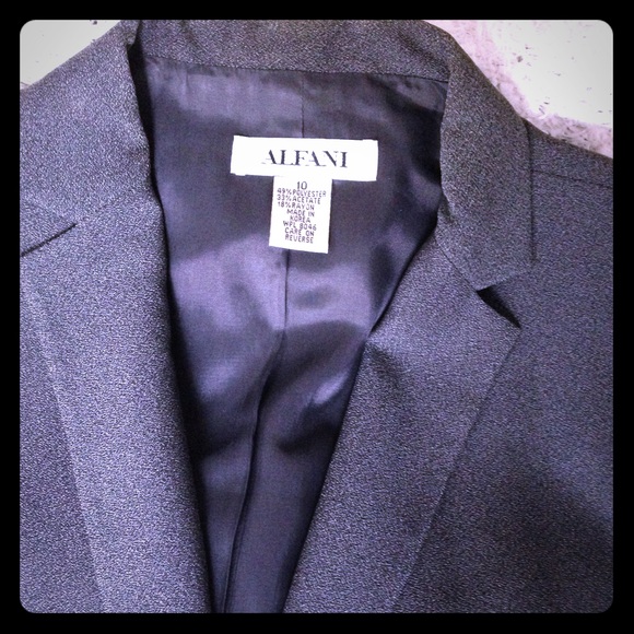 Alfani blazer in slate grey.