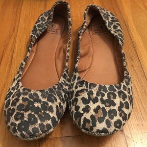 Lucky Brand Leopard print flats
