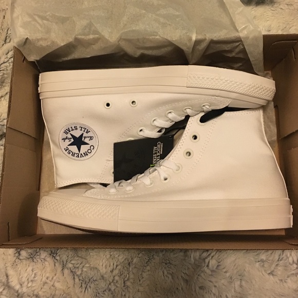 Converse Shoes - Brand New With Tags White High-Top Converse