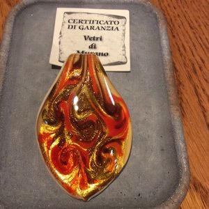 Authentic Italian Murano Glass Pendant