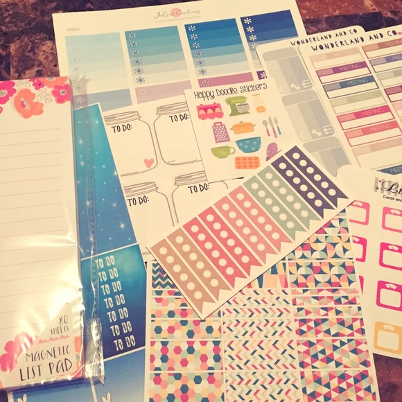Target DollarSpot ListPad, Nine Planning Stickers