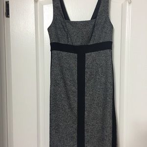 Bebe grey and black dress knee high