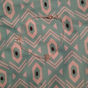 Butterfly ankle braclet