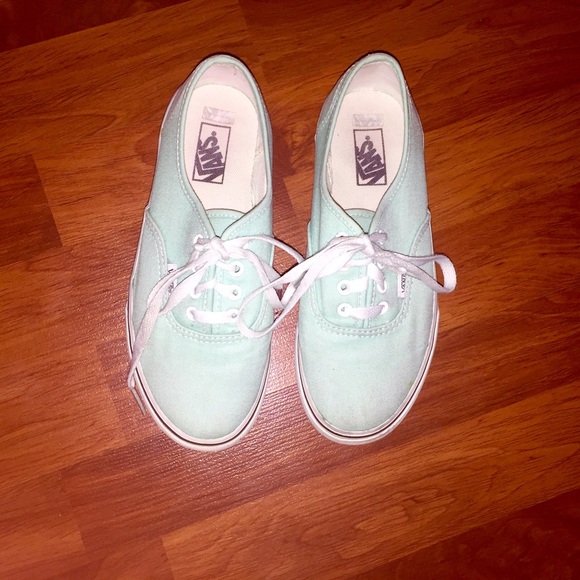 Mint Green "Classic" Style Vans