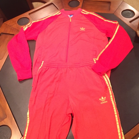Adidas Other - Adidas originals track suit , salmon color