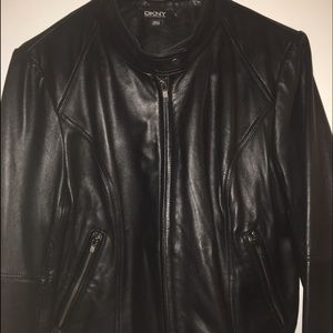 DKNY Leather jacket 100% lamb skin