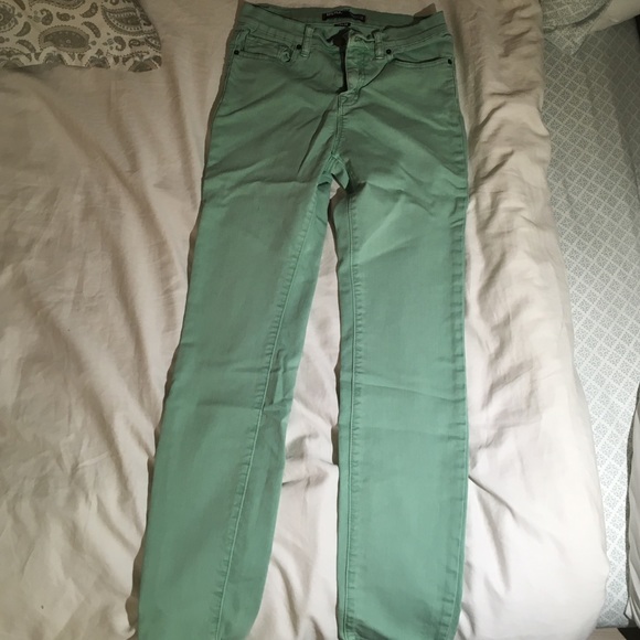Urban Outfitters mint high rise skinny jeans
