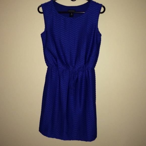 Adorable royal blue summer dress