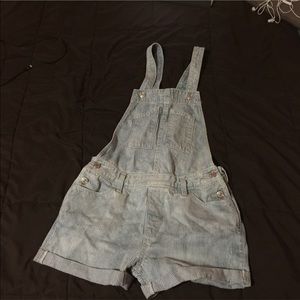 Levi´s® Denim Railroad-Stripe Shortall / overalls