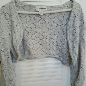 American Eagle Outfitters Gray Bolero Sweater