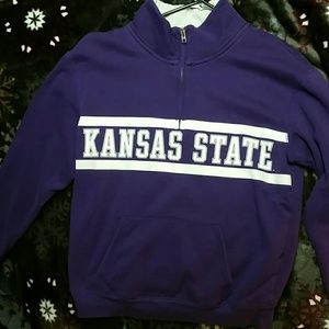 PINK Kansas State Quarter Zip Jacket