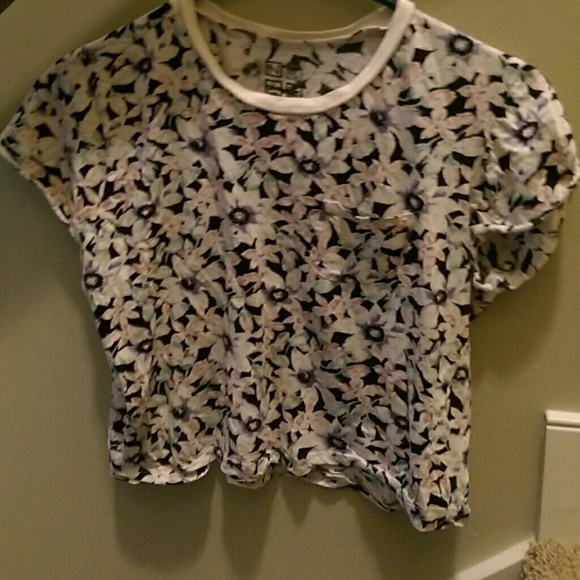 Floral crop top