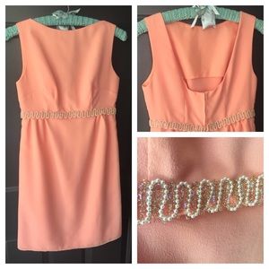 Handmade Vintage Peach Dress