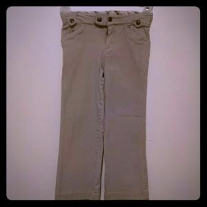 Girls khaki pants