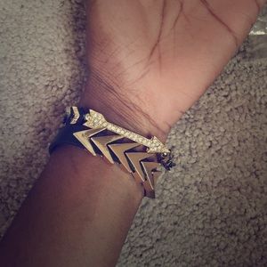 Chevron arrow bracelet.