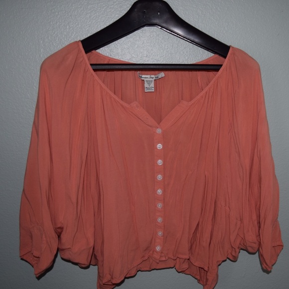 Orange blouse