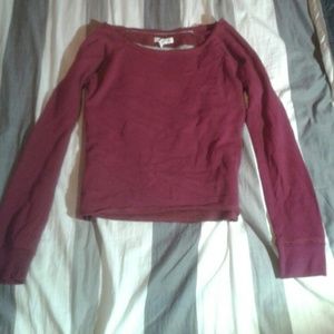 Burgundy sweater