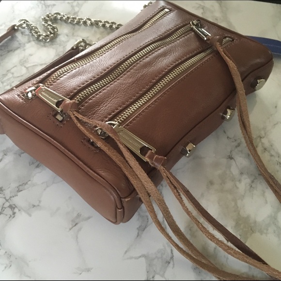 NWT - Tan 5 Zip Rebecca Minkoff with Dust bag! - Picture 2 of 3
