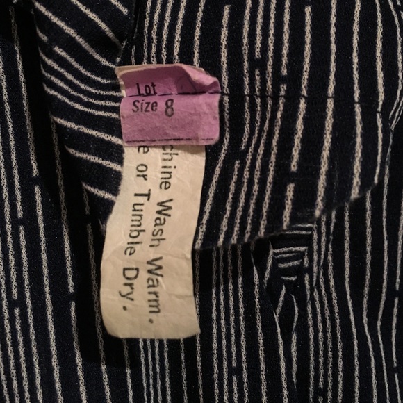 Vintage blue frock - Picture 4 of 4