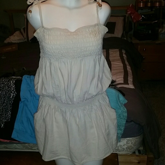 Kaki linen summer dress!!!