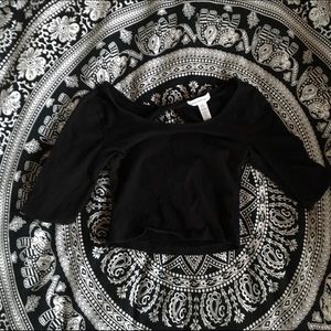 Black Crop Top