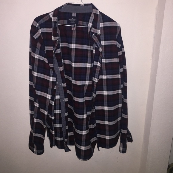 Plaid flannel button up