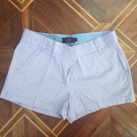 J. Crew chino lavender shorts - Picture 1 of 1