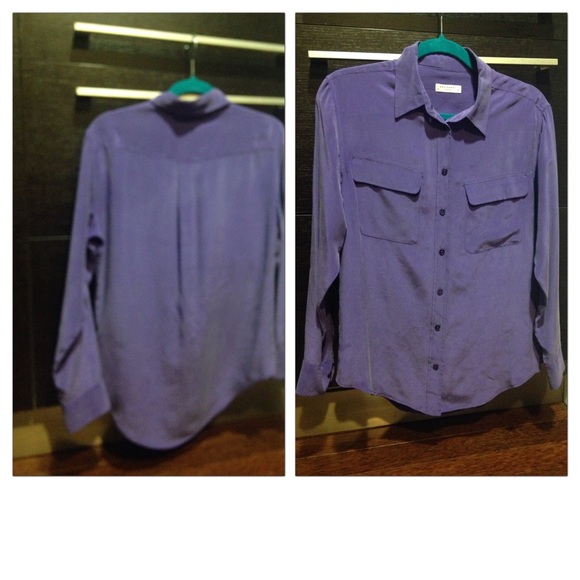 Equipment Femme Silk Button Down. Sold - Picture 2 of 3