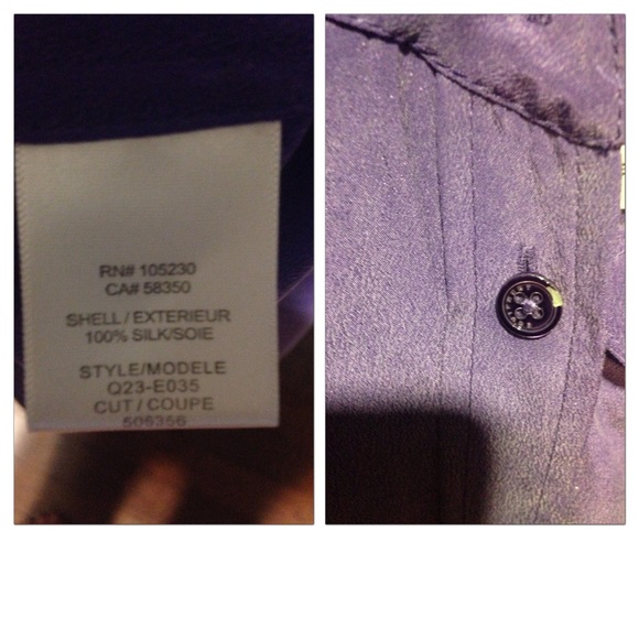 Equipment Femme Silk Button Down. Sold - Picture 3 of 3