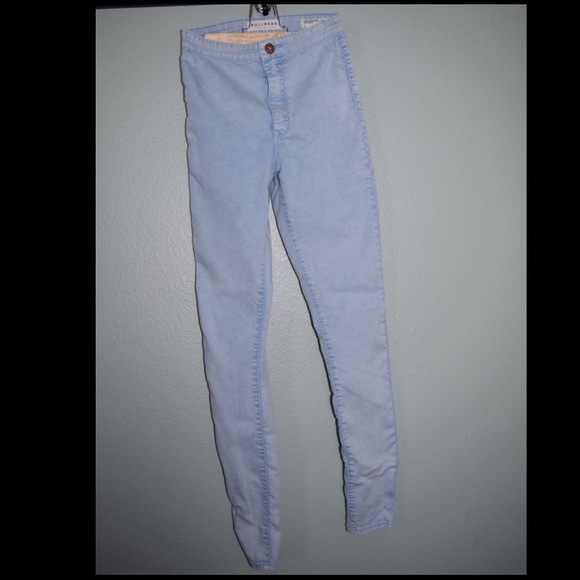Light blue high wasted jeggings
